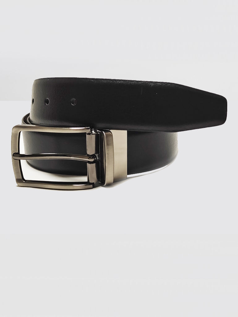 Black Leather Belt - Premium