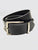 Black Leather Belt - Standard