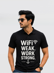 Marine Graphic Casual T-Shirts – Shipping Collection (Black)