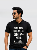 Marine Graphic Casual T-Shirts – Shipping Collection (Black)