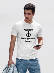 BM Casual Round Neck T-Shirt - Anchor Management Issues
