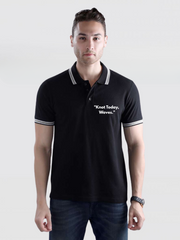 BM Casual Premium Cotton T-Shirt - Knot Today, Waves