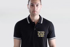 BM Casual Premium Cotton T-Shirt - The Sea is Calm