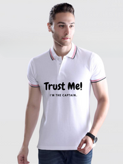 BM Casual Premium Cotton T-Shirt - Trust Captain