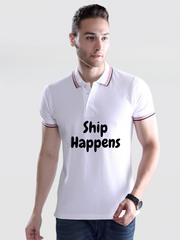 BM Casual Premium Cotton T-Shirt - Ship Happens