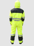 BM POLARTEC Winter Coveralls - High-Viz Dual Color with Reflective tapes
